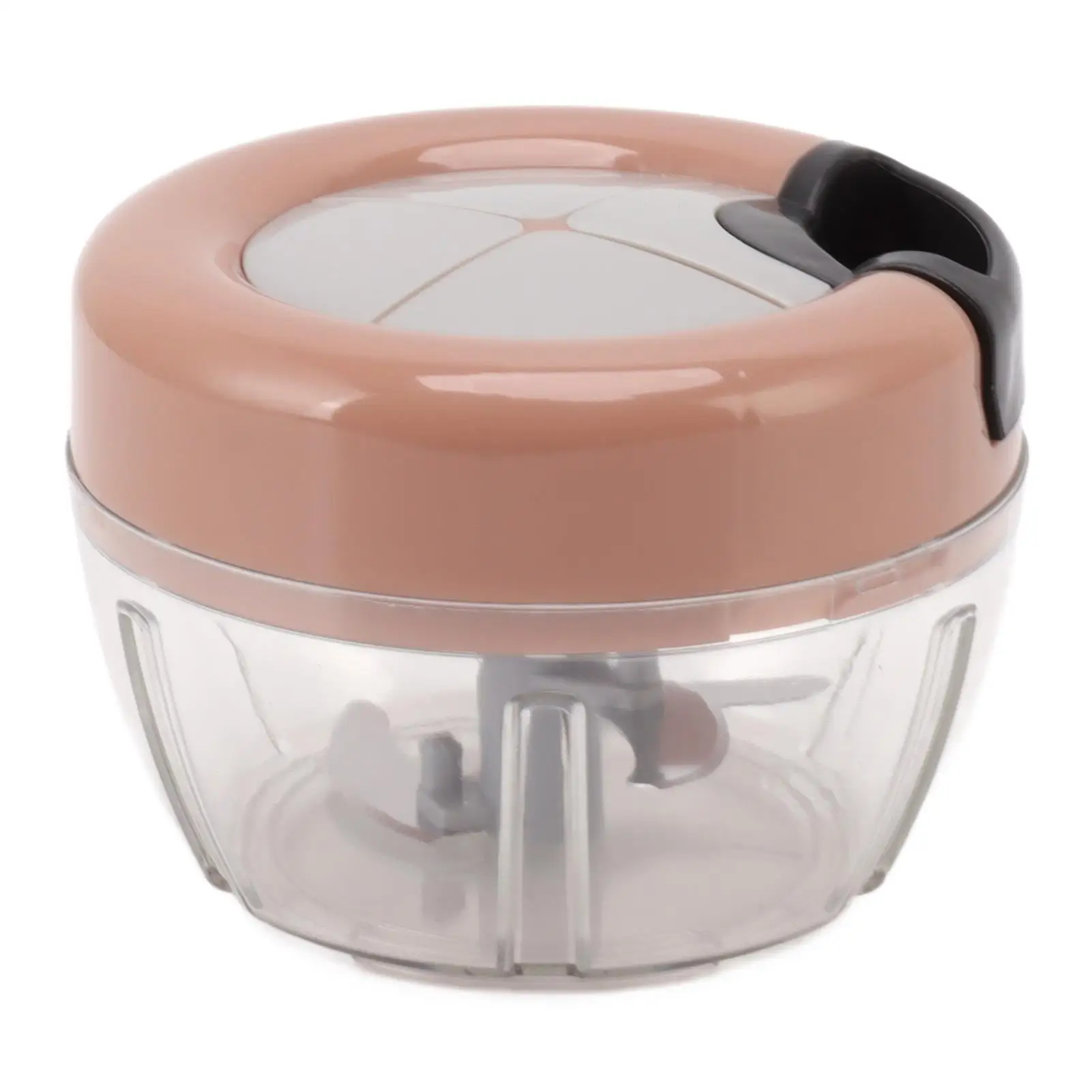 Effortless Manual Food Chopper for Vegetables & Onions-Easy Clean Nylon Rope Kitchen Cutter for Fast Peppers & More