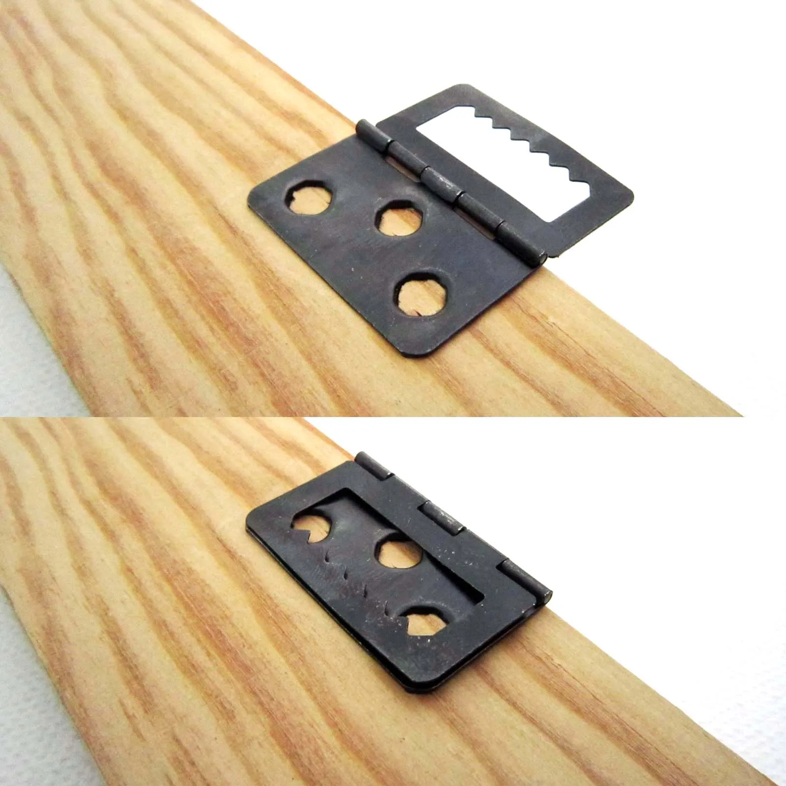 Picture Frame Hangers 25pcs Picture Photo Artwork Oil Painting Frame Back Board Barbed Self Fixing Attach Sawtooth Foldable Hinge Hanger Hook No screw