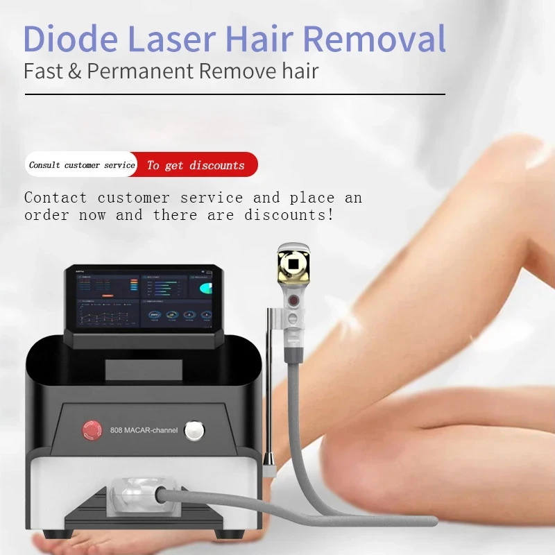 

Portable 755 808 1064nm Triple Wavelengths Diode laser Diode Hair removal Machine For Permanent Whitening Rejuvenation