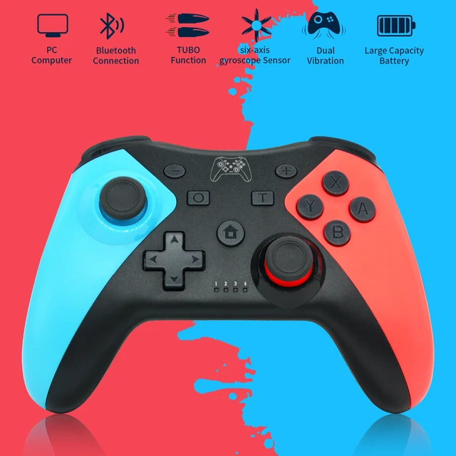 Mando Inalámbrico Original Con Bluetooth Para Nintendo Switch Pro, Pc, Ps3,  Joystick, Nfc, Gamepad Profesional Sin Lag - Mandos Para Videojuegos -  AliExpress