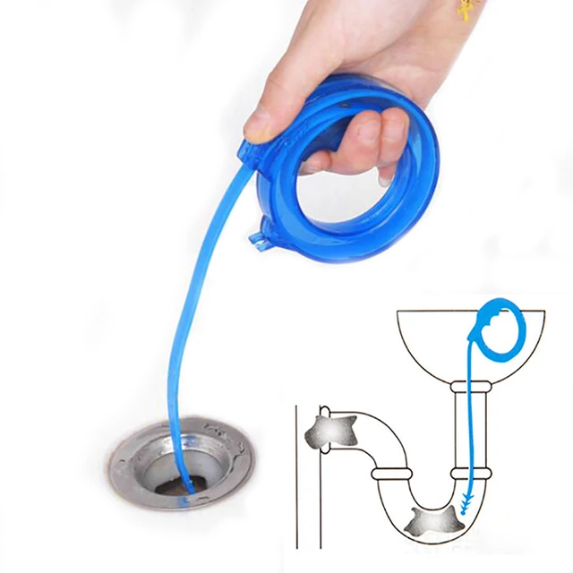 Hair Anti clog Remover Cleaning Tool Drain for Kitchen Shower Sink Bathtub  Hair Removal Sewer Dredge Device Bathroom Accessories - ِAbhir-Online