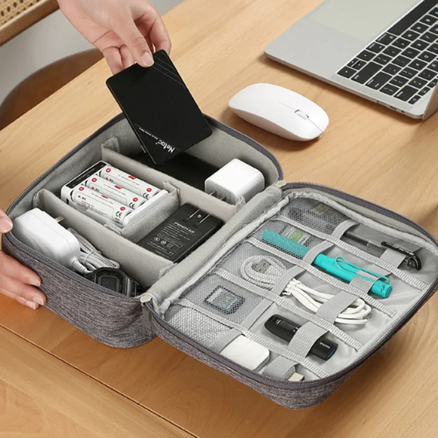 Travel Cable storage bag Portable waterproof Digital electronic storage bag USB data cable charger plug storage cable storagebag