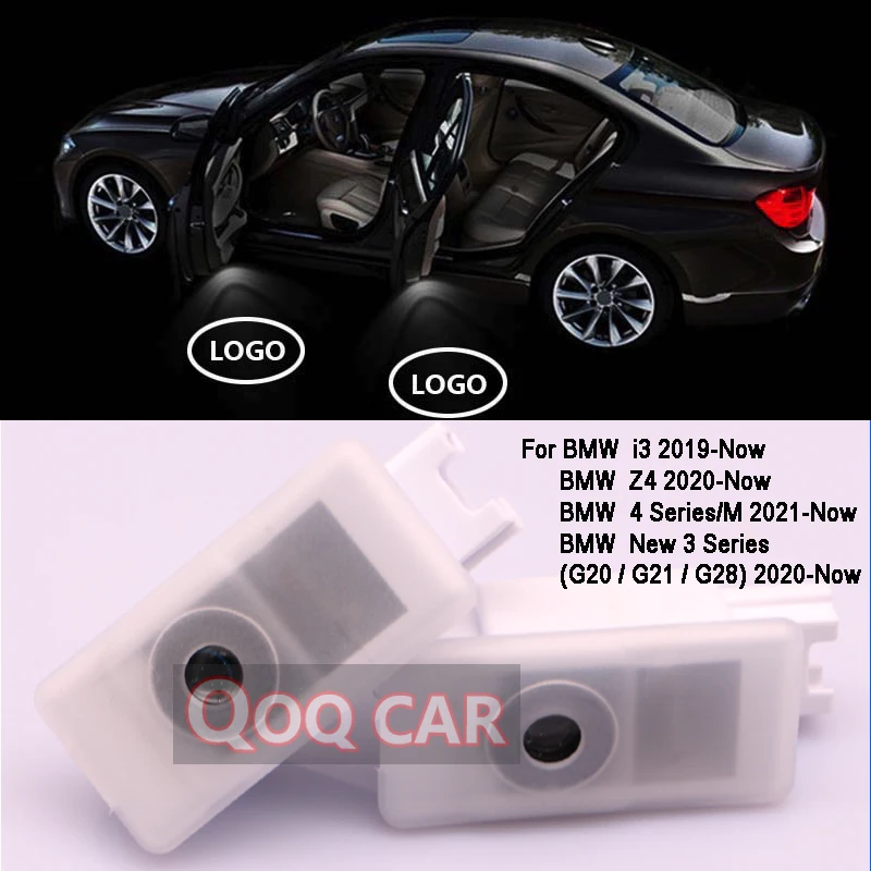 For BMW Courtesy Door LED Logo Projector Light 2Pc Welcome Light M3 Z4 3  Series