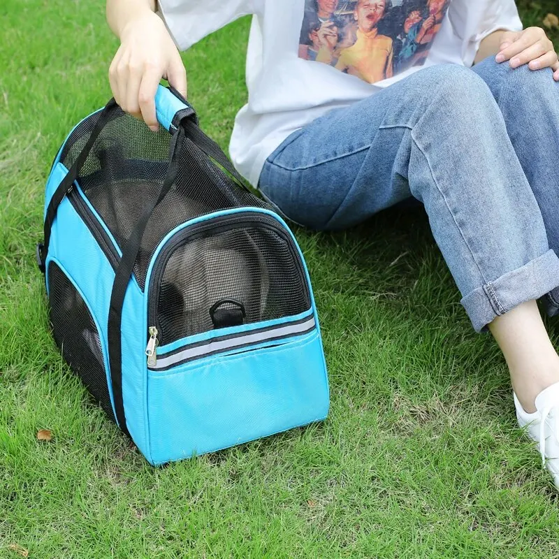 Breathable Pet Carrying Bag,Foldable Pet Bag, Dog Backpack Bag,cat Carrier Bag,Zipper Pet Bag,Cat Dog Outgoing Bag