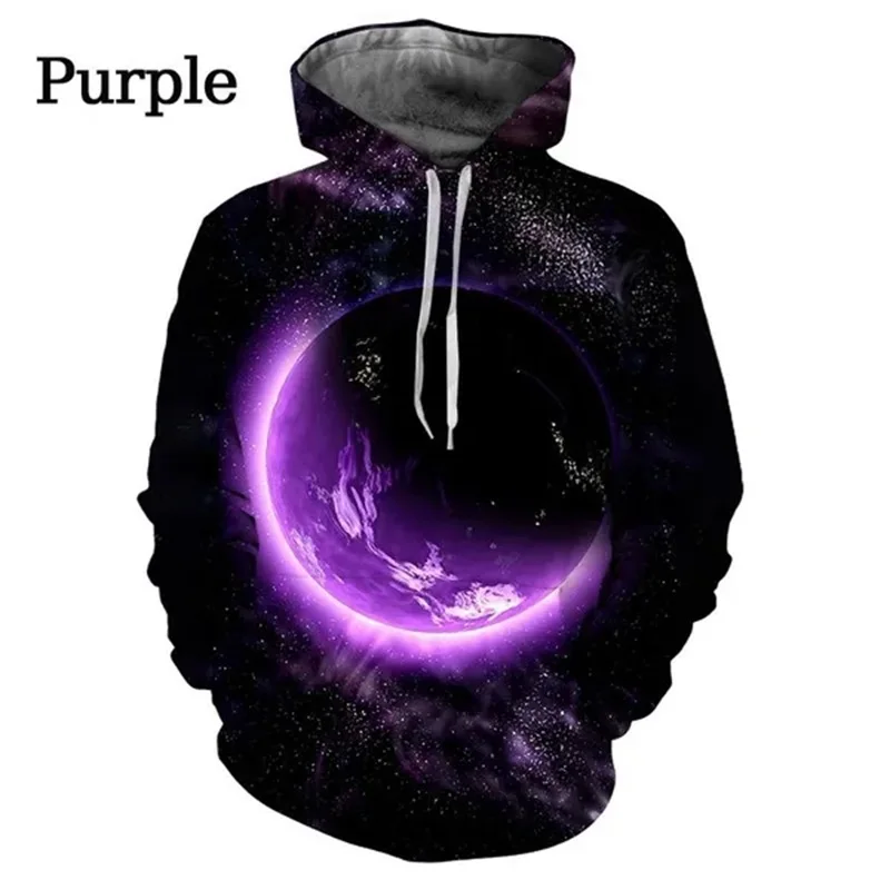 thumbnail image 1 of Nuevas sudaderas con capucha Galaxy Planet para hombre, sudaderas con estampado 3D a la moda, sudaderas con capucha de gran tamaño para hombre, sudaderas para hombres, 1 of 5