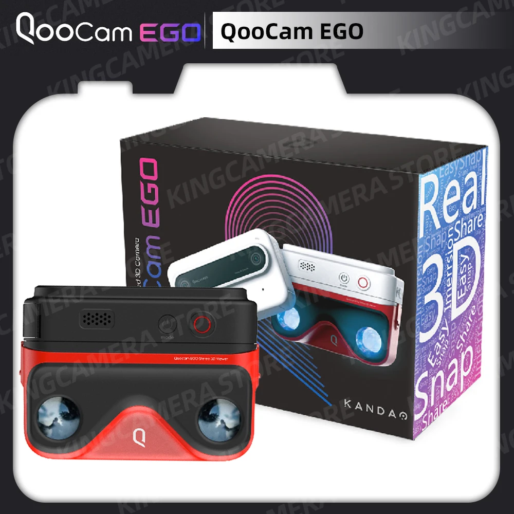 Kandao QooCam EGO 3D Camera, Real 3D, snap & View Instant Camera