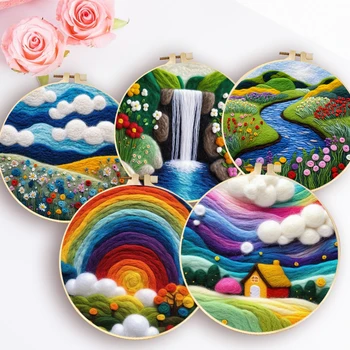 Waterfall Wool Felting Kit 1