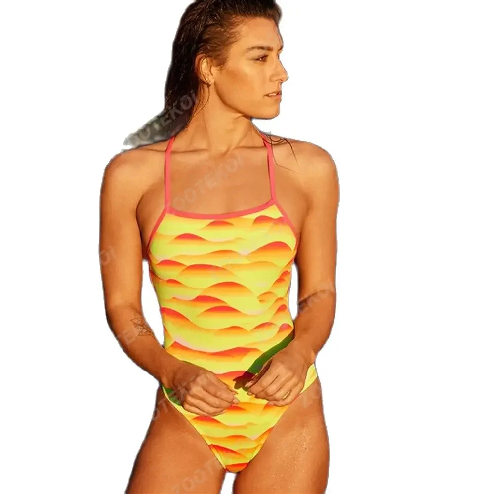 Funkita Female Swimsuit Bikini One-piece Comfortable Set Swimwear Functional Training Swimsuit Open Water Swimming Clothing