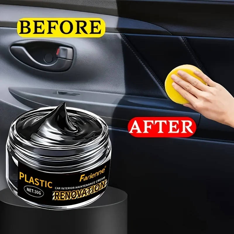 Leather plastic repair wax Universal Leather and Plastic Repair Polishing Wax Automotive interior reconditioning cream for leather/plastic/rubber care