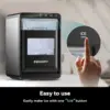 Nugget Maker Countertop, 44Lbs/24H Pebble Maker Machine, Self-Cleaning Pellet Machine with Ice Scoop&Basket, Sonic C 4