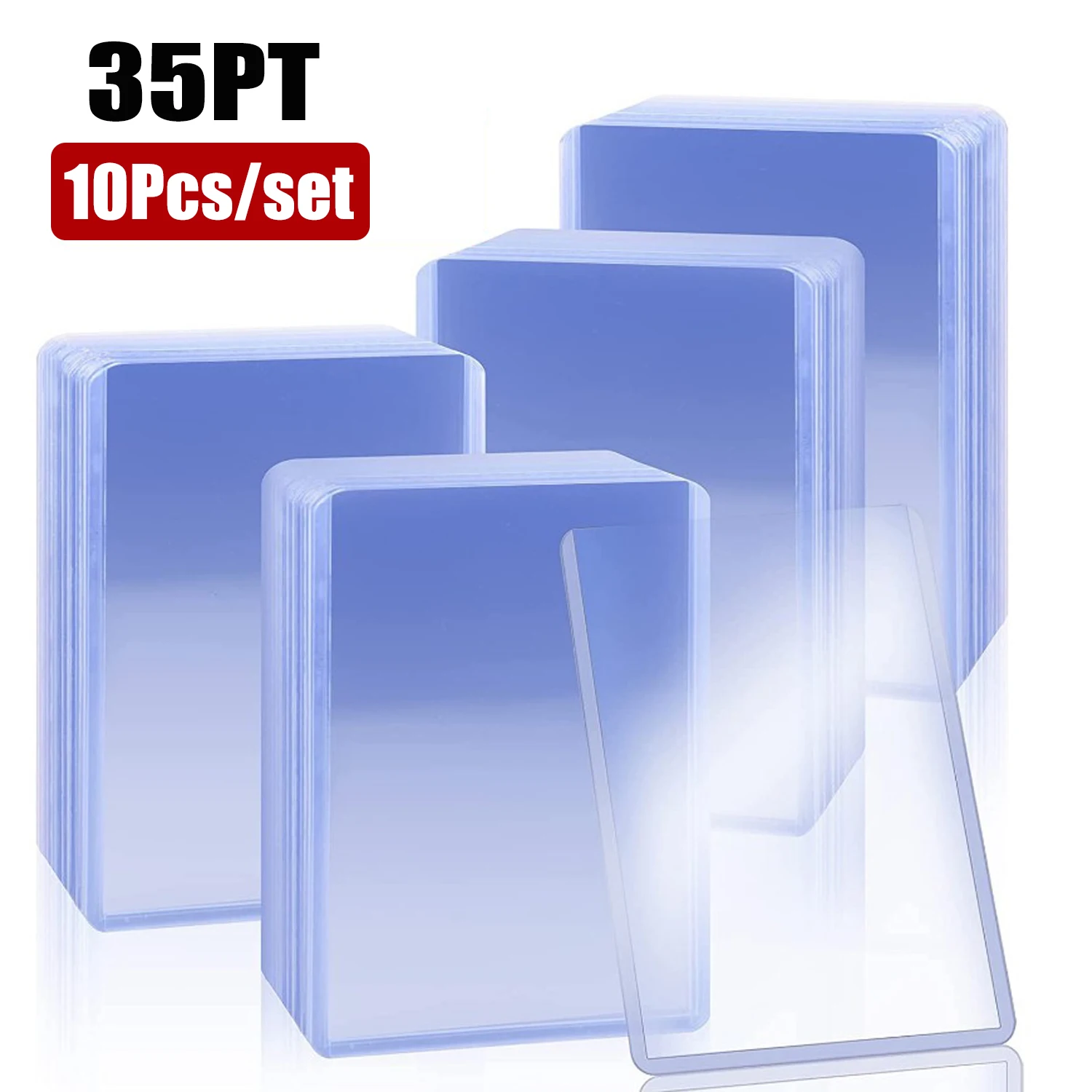 

35PT держатель игровой карты чехол 3x4 дюйма прозрачный ПВХ Toploaders защитные рукава для коллекционной торговли, баскетбола