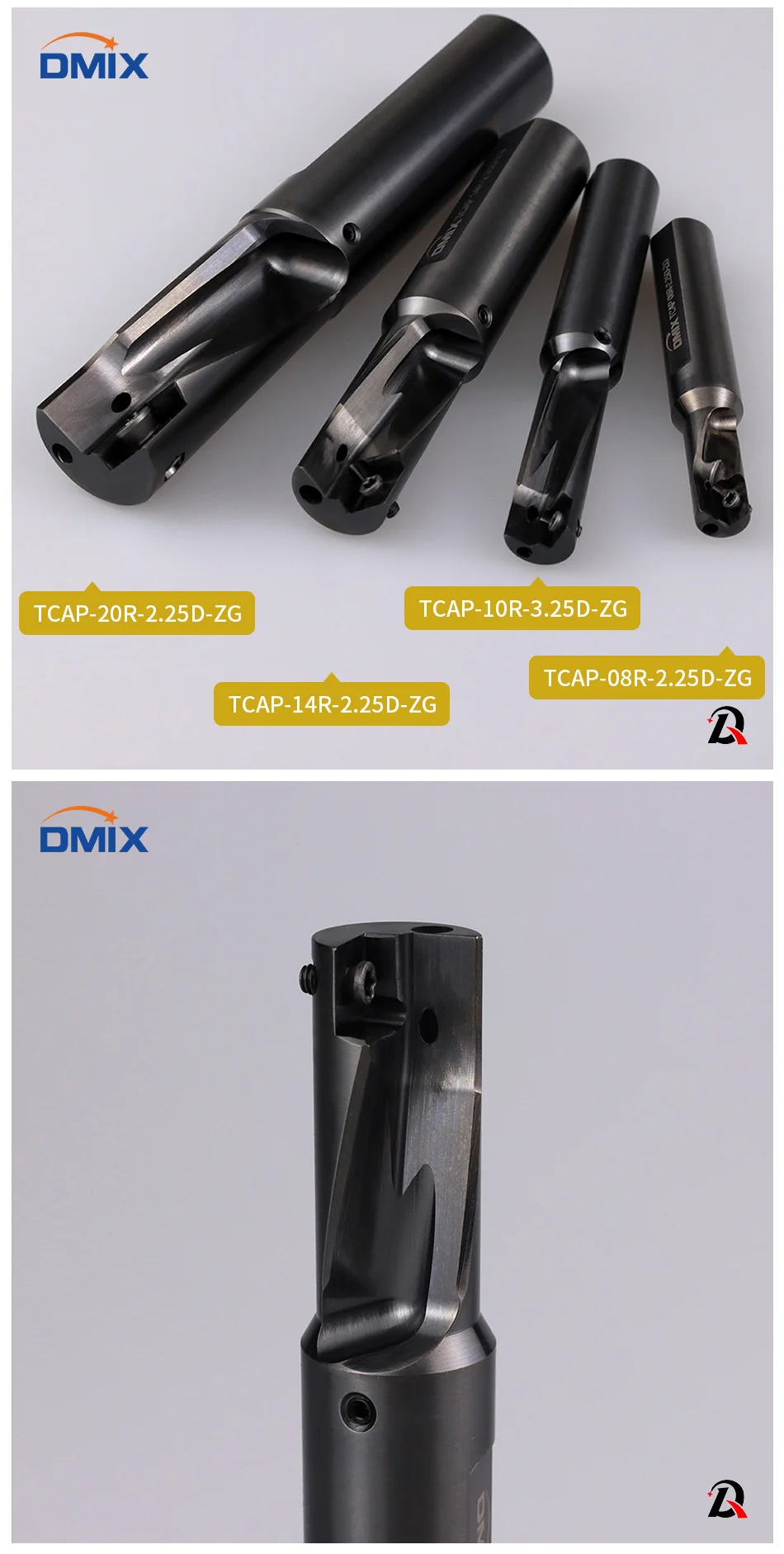 DMIX TCAP/SF Serie für XCMT/QCMT Bohreinsätze zum Bohren, Drehen, Ausbohren und anderen integrierten Multifunktionsbohrungen Mehrzweck – Detail 6