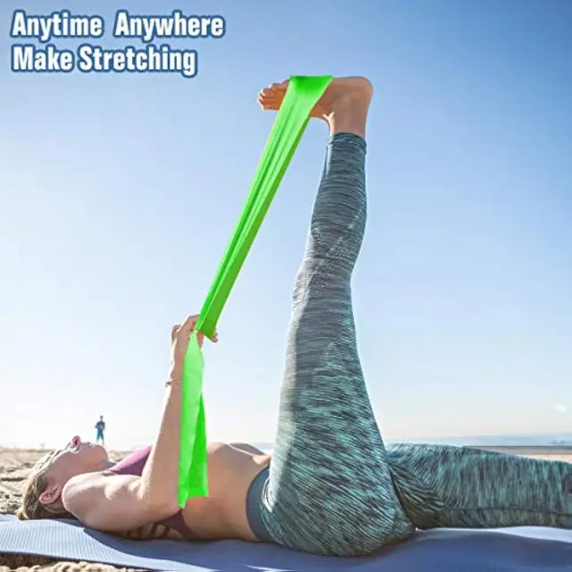 Resistance Bands, Elastic Exercise Bands for Working Out, Physical Therapy, Recovery, Yoga, Pilates, Strength Training 6