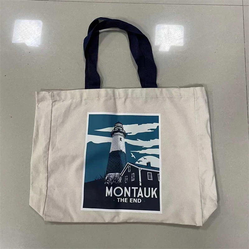 Promotional Personalized Canvas Bags Printed with logo 100pcs/lot Reusable Shopping Cotton Tote Bags Custom Logo Wholesale 4