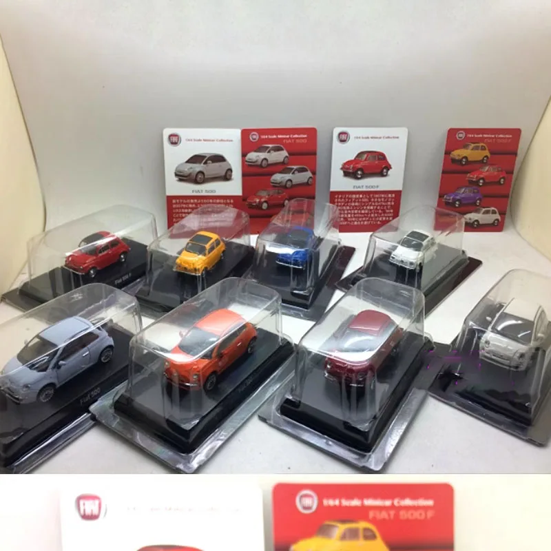 京商 1/64 FIAT 500F & 500 ミニカーコレクション 8台コンプ 京商 1/64 FIAT 500F & 500 ミニカーコレクション 8台コンプ