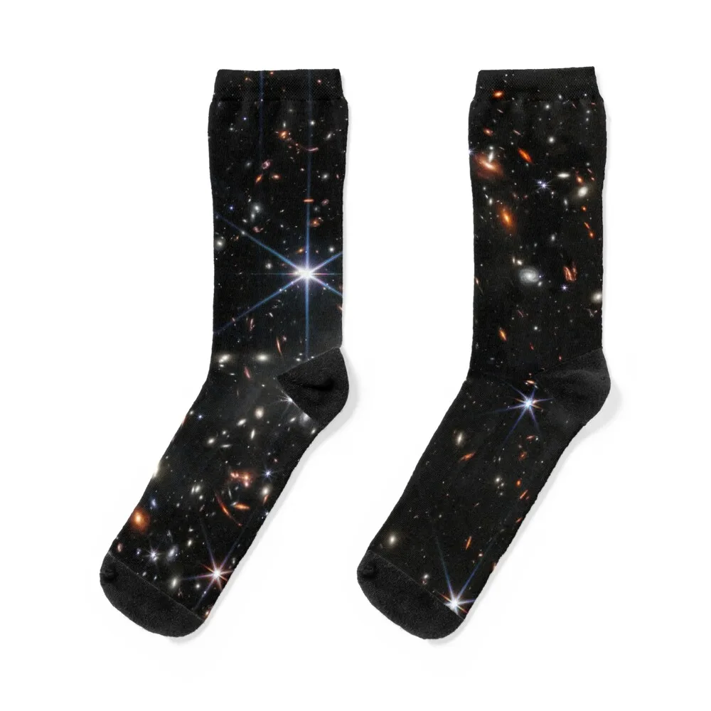 

James Webb's First Deep Field (James Webb/JWST) — space poster Socks gift cotton ankle Socks Women Men's