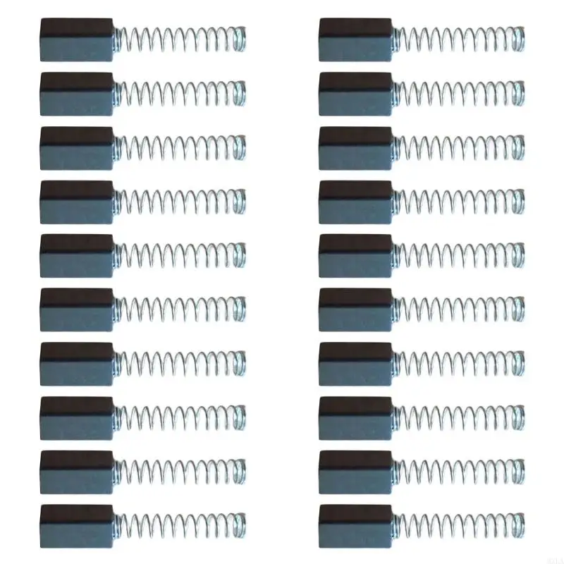 MXLA 10Pcs 5x5x12mm Carbon Motor Brush Set Sewing Machine Replacement Accessories