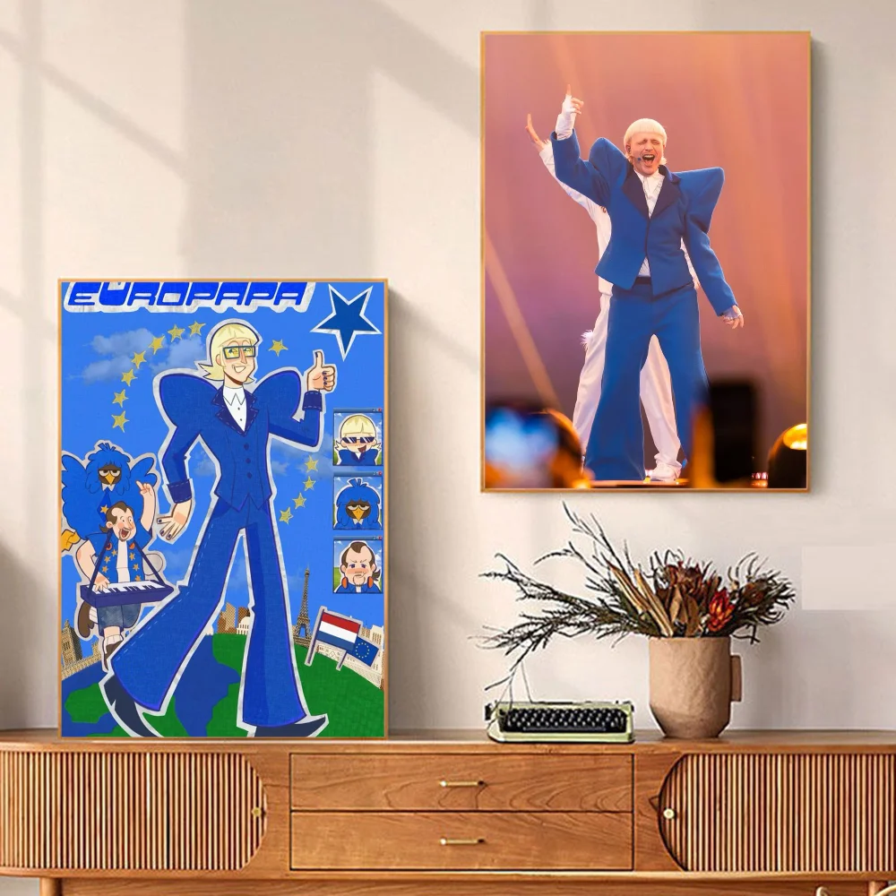 Poster Prints Movie Poster Anime Poster Vintage Posters League of Legends Poster Joost Klein Singer Whitepaper Poster HD Quality Poster Wall Art Painting Study Room Wall Decor