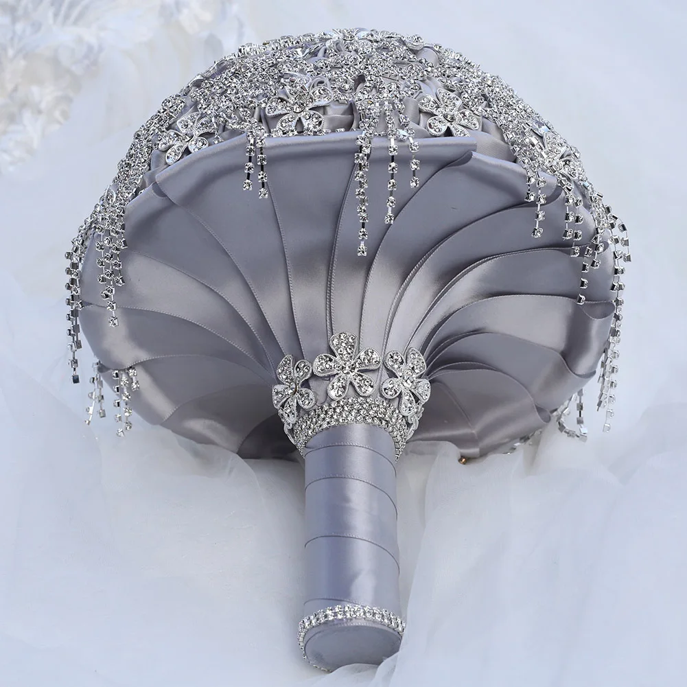 Vintage Wedding Bouquets Rhinestone Crystal Flowers Bridal Bouquets Wedding Accessories ramo de novia