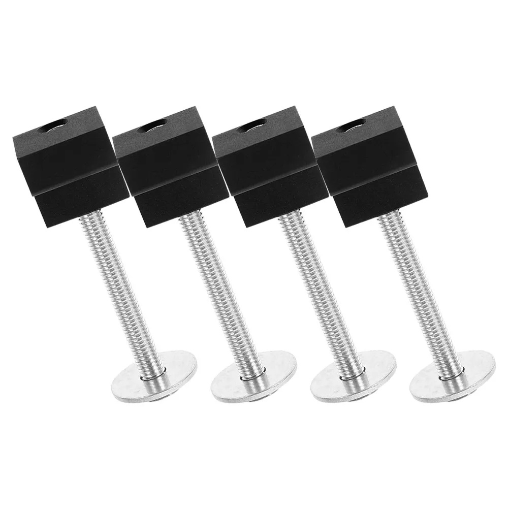 4Pcs 도구 상자 클램프 헤비 듀티 J 형 후크 알루미늄 합금 장착 키트 픽업 트럭 트럭 도구 상자 액세서리