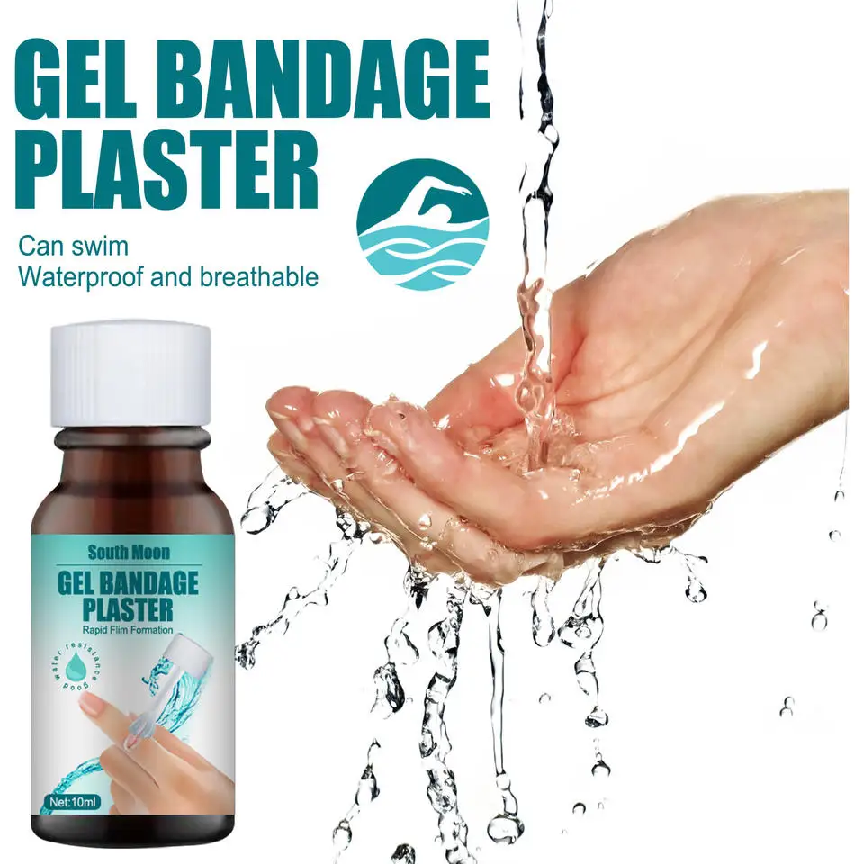 Liquid Bandage Spray Gel wound dressing liquid skin bandage breathable transparent waterproof gel bottle