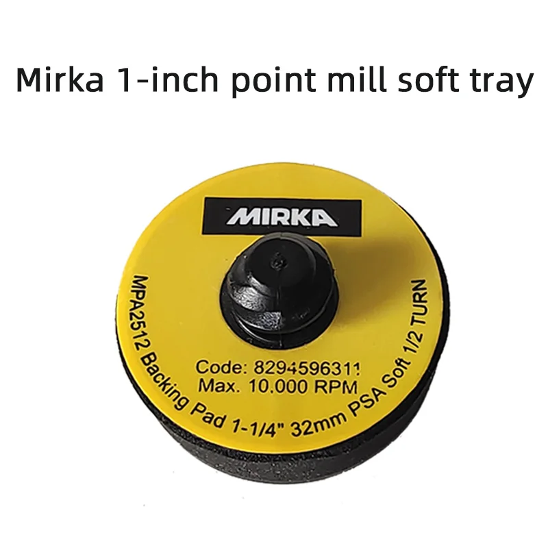 Originale Mirka Mpa2512 Platorello 1-1/4 32Mm Point Grinder Vassoio Morbido 1 Pollice Finitura Auto Levigatrice Piccola Lucidatrice Vassoio