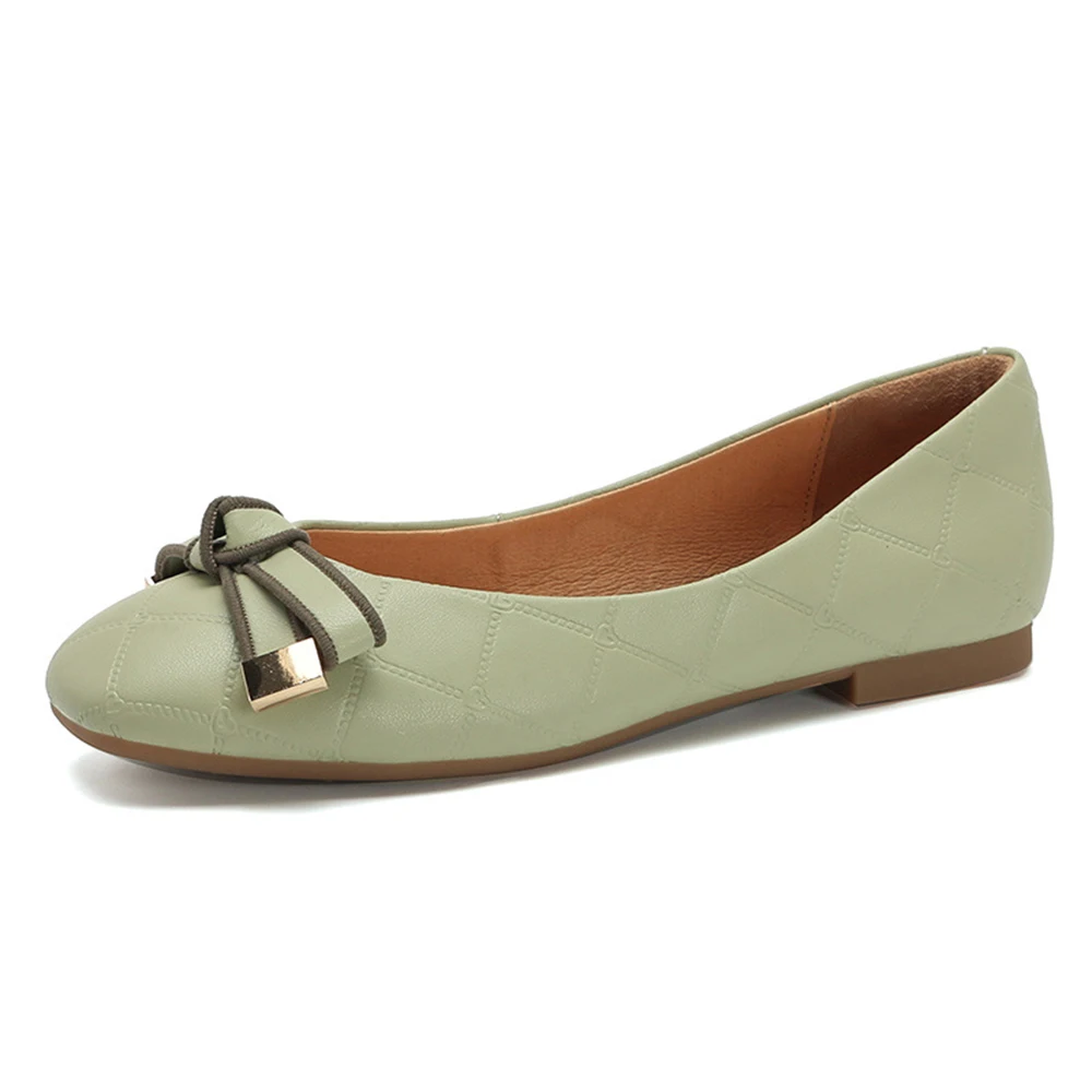 

Fashion Spring Casual Loafers Women's Flat Shoes Ladies Elegant Butterfly-Knot Comfortable Shoes Women Soft Classic Office Shoes