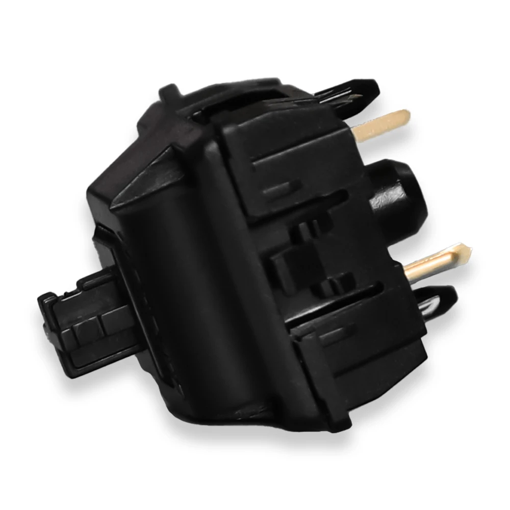 Haste Linear do Interruptor 5pin Rgb 65g mx Pom do Rei do Óleo de Gateron para o Teclado Mecânico 60m Preto Chapeado Mola Longa Pré-lubrificado - Imagem 5