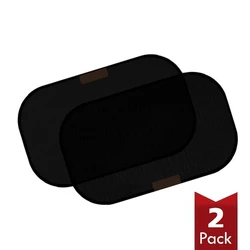 Magnetic UV Protection Car Sun Shade - Baby & Passenger Safety Visor (2-Pack) (Black Film)