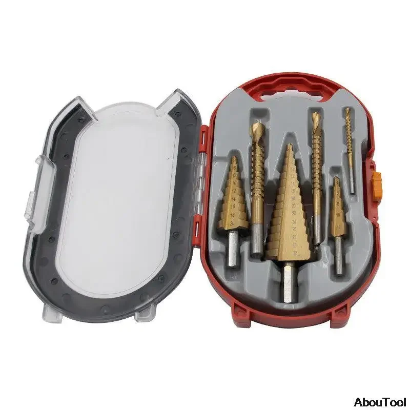 

6 шт./набор, ступенчатые сверла для металла и дерева, 12/20/32 мм