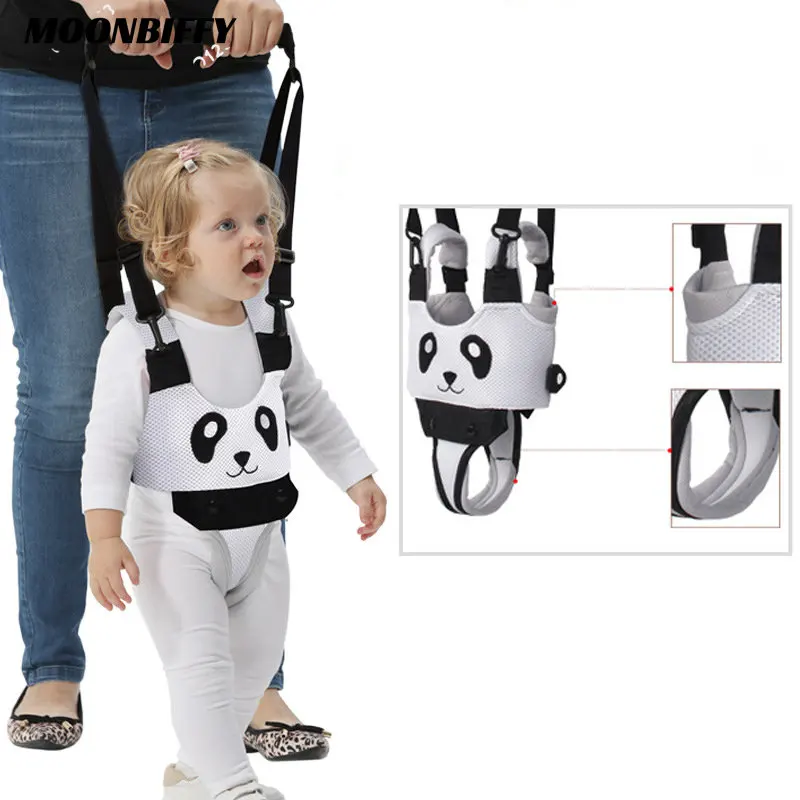 

10-24 Months Walkers Animal Baby Toddler Harness Assistant Backpack Children Kids Learning Belt Netting Fabric Removable Crotch
