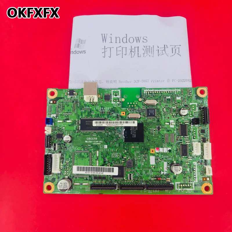 Placa Principal da Lógica da Mãe para o Irmão Placa do Formatter Mainboard Dcp7055 Dcp7057 Dcp7060d Dcp7065dn Dcp 7055 7057 7060d