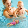 Fun swimming doll simulation wind-up doll model children's bathing and bathing bathroom toys 1
