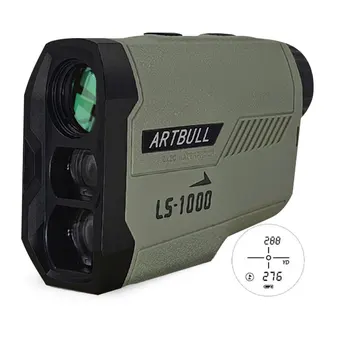 ARTBULL Golf Laser Rangefinder 1000M 650M Telescope with Flag-Lock Slope Pin Distance Meter for Hunting Monocular 1