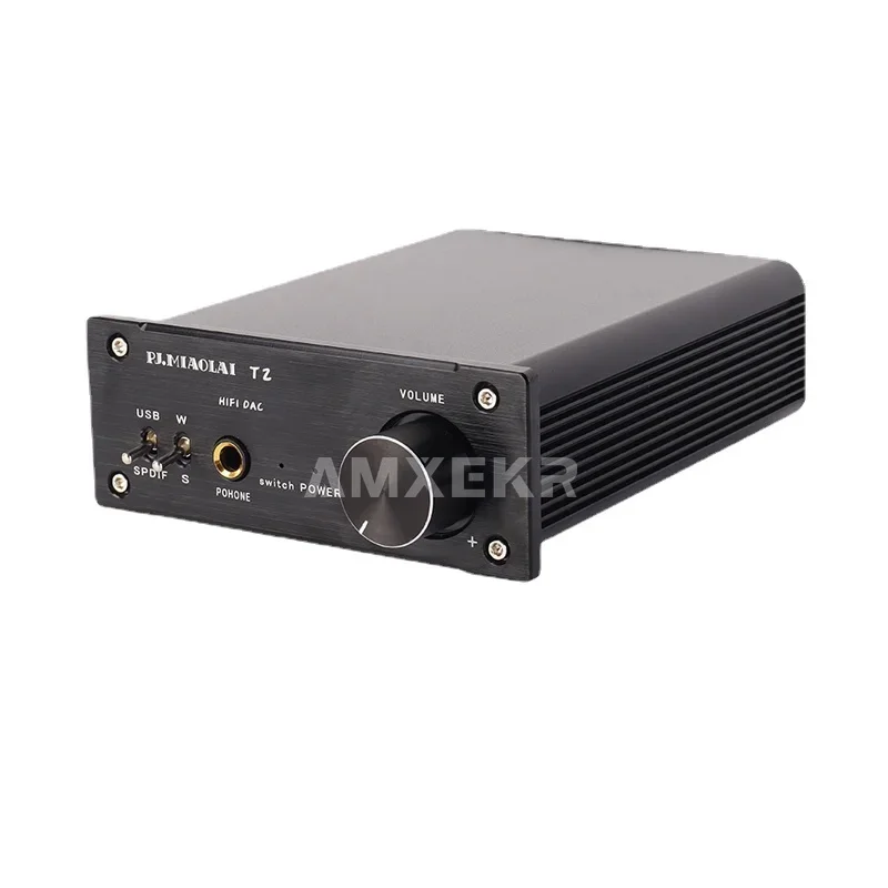 

PJ. Miaolai T2 Fancier Grade HiFi Desktop Computer USB Audio Lossless Decoder Fiber Coaxial DAC