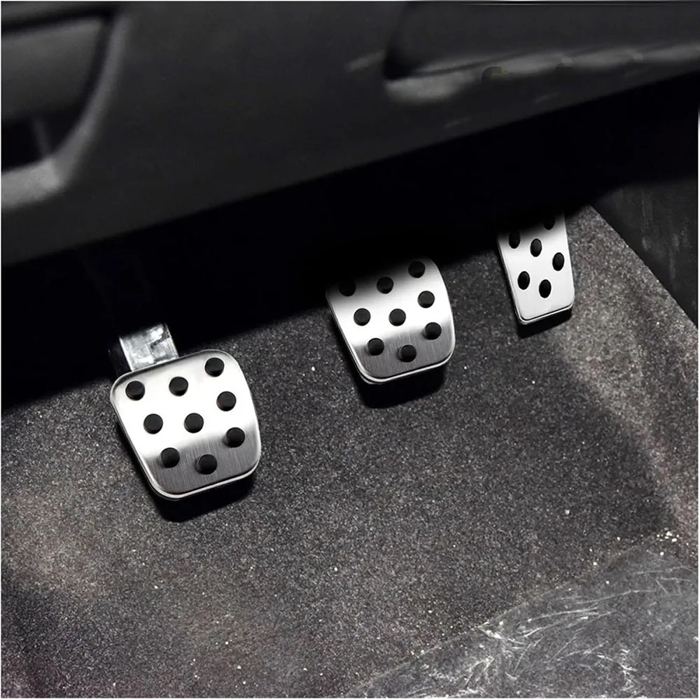 Edelstahl-Gaspedal- und Bremspedalabdeckungen-Set für Chevy Cruze Malibu Impala Equinox Blazer Buick Regal Cadillac XTS GMC – Detail 7