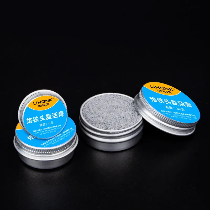 Electrical Soldering Iron Tip Refresher Solder Cream Clean Paste for Oxide Solder Iron Tip Head Resurrection Oxidative Cleaning