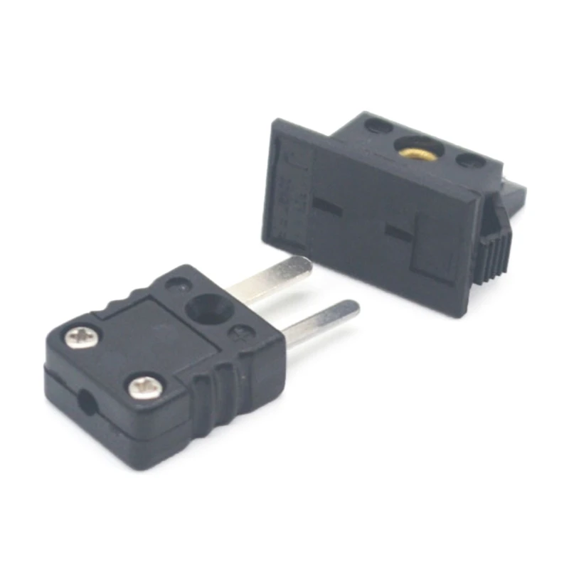 

1 Set Thermocouple Plug Adapter RTD Circuits Mini Male & Female Wire Connector Dropshipping
