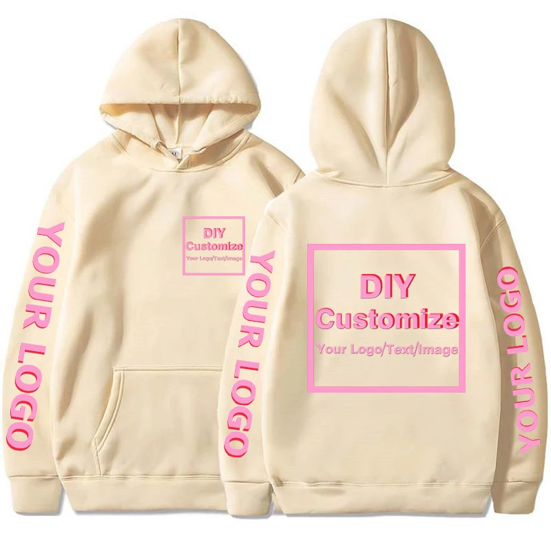 DIY CUSTOM Birthday/Couple Hoodies DIY CUSTOM Text Logo Image Print Sweatshirt Men/Women Casual Corporate clothes Dropshipping 11 S8f01bd86ad53411da958719760add140K