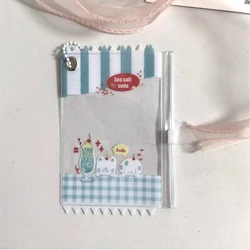 Clear Candy Bag Badge Holder with Pendant and Photo Card Cover (B5)