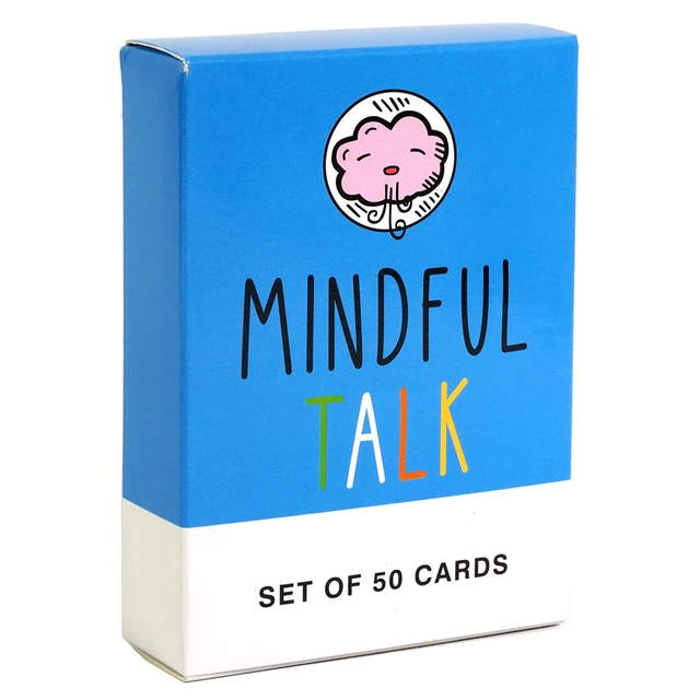 Mindfulness Talk Card Game The School of Mindfulness Game for Kids Mindful Talk Cards for Children and Parents 1