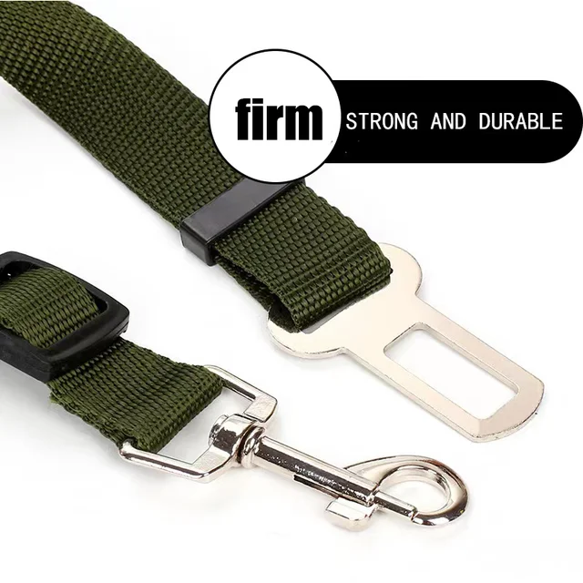 Adjustable Pet Cat Dog Car Seat Belt Pet Seat Vehicle Dog Harness Lead Clip Safety Lever Traction Dog Collars Dogs Accessoires 4
