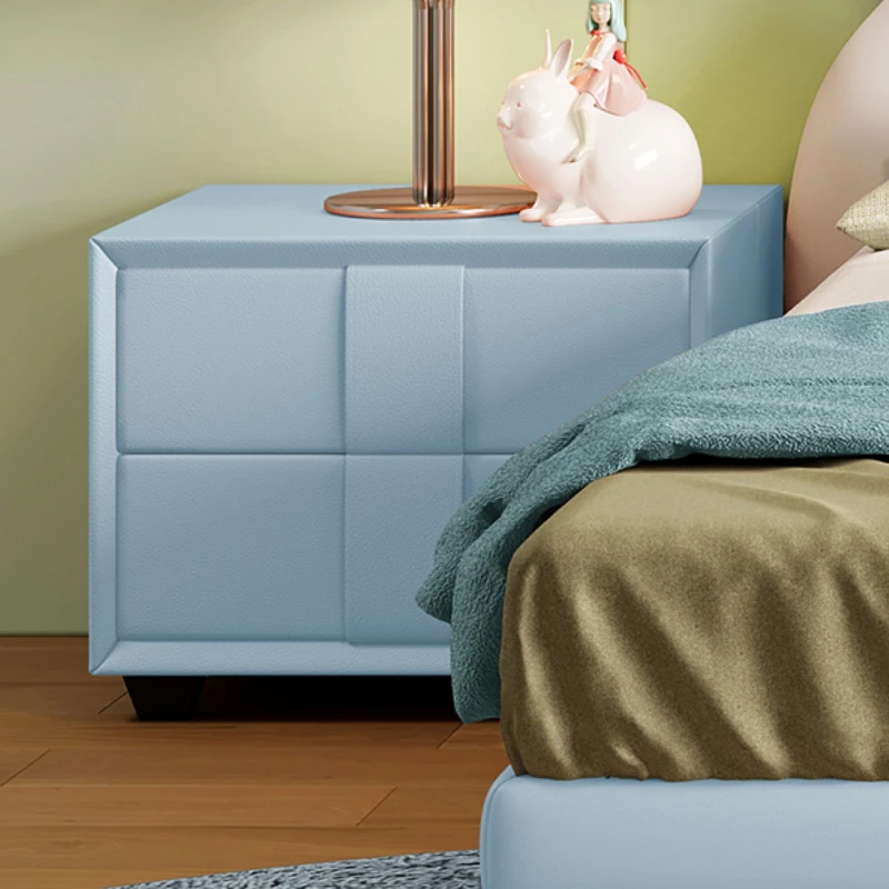 Blue Unique Children's Bed Modern Pretty Loft Queen Bed Comferter Wood Camas De Dormitorio Furniture Home 6
