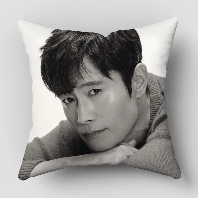 Musife Lee Byung Hun Pillowcase Art Square Zippered Pillow Cover 35*35,40*40,45*45cm wholesale 2