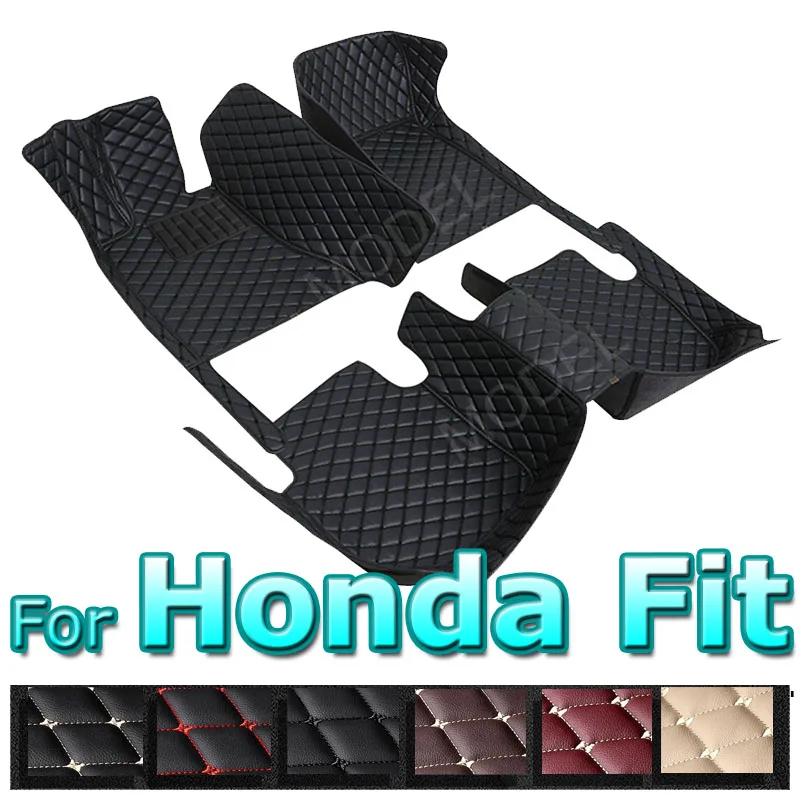 

Car For Honda Fit Jazz Hybrid GP5 GP6 2014~2020 Waterproof Protection Floor Mat Alfonbrillas De Coche Car Accessories