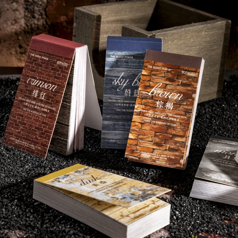 Decorative Scrapbook Vintage Materials Paper Combo Kit 50 sheet DIY Junk Journal Collage Photo Album Retro Background paper