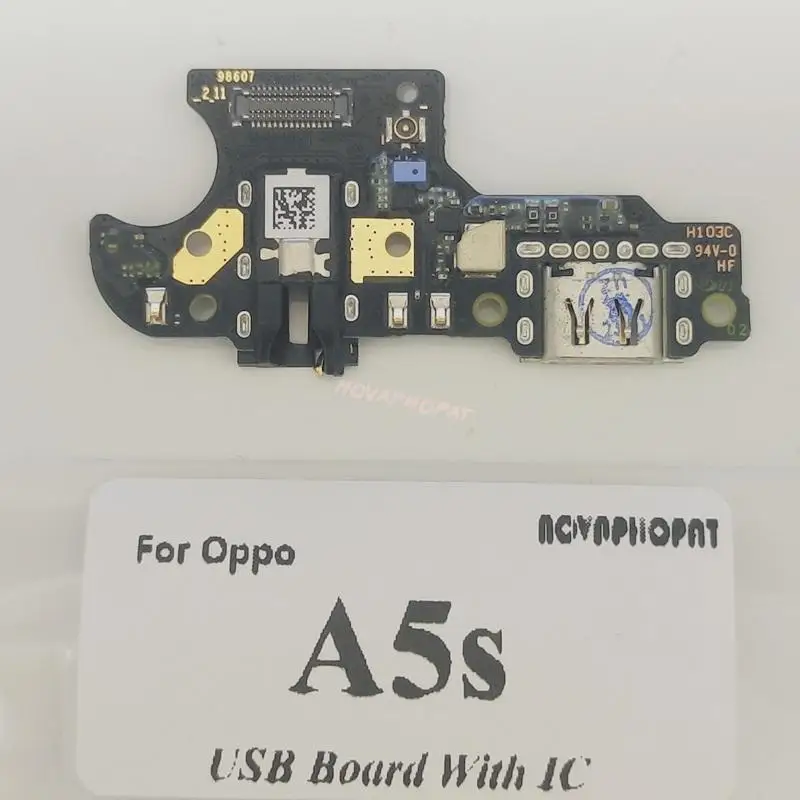 Connecteur De Charge + Microphone De Remplacement Pour Oppo A72 4G (CPH2067) - Neuf