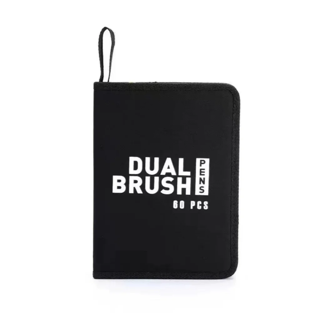 48/60/72/100/120 لون المزدوج تلميح فرشاة أقلام خطا...