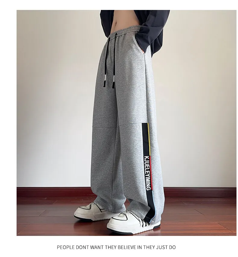 Hochwertige Herren-Baumwoll-Jogginghose 2026 Frühling Herbst Freizeithose Jugend Streetwear Große Größen 5XL Jogger Outdoor Loose-Fit Hose – Detail 11