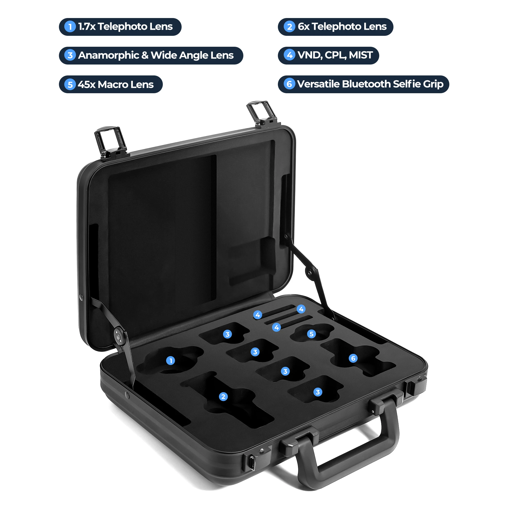 Pro Filmmaker Lens Carry Case